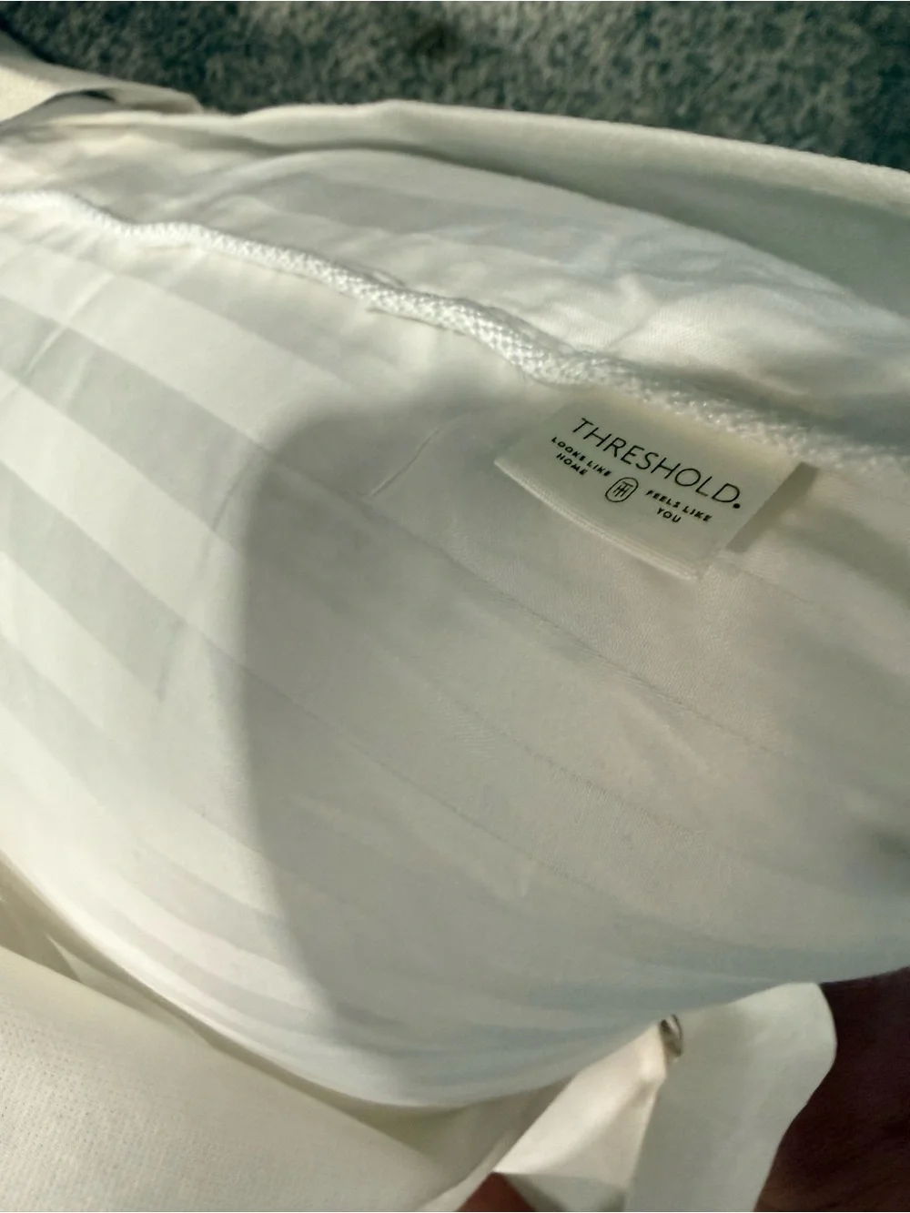Threshold Hotel Sateen Down Alternative Pillow - White